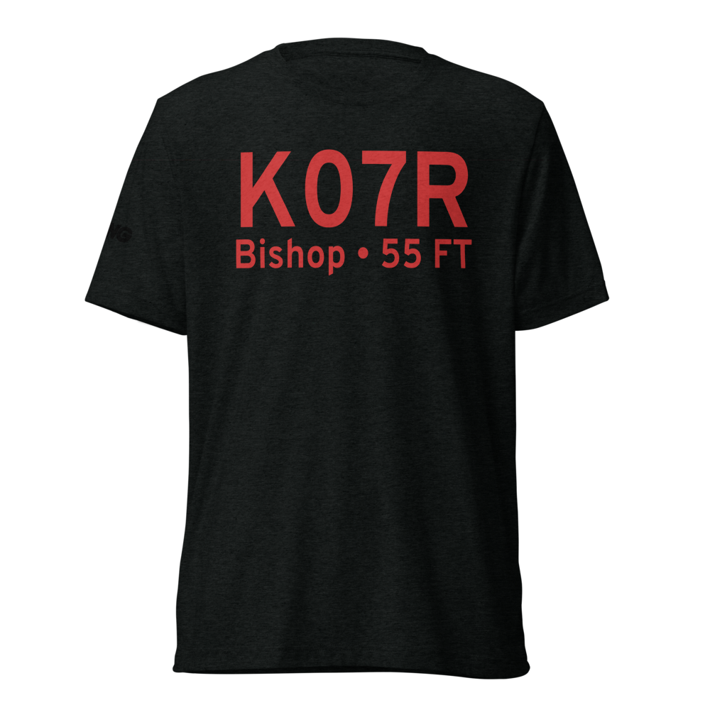 Bishop Municipal Airport (K07R) ICAO Tri-blend T-Shirt 
