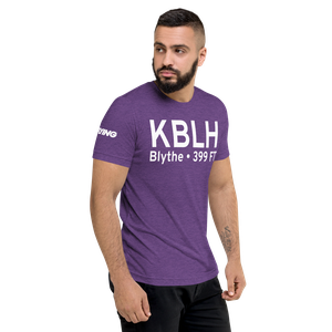 Blythe Airport (KBLH) ICAO Tri-blend T-Shirt