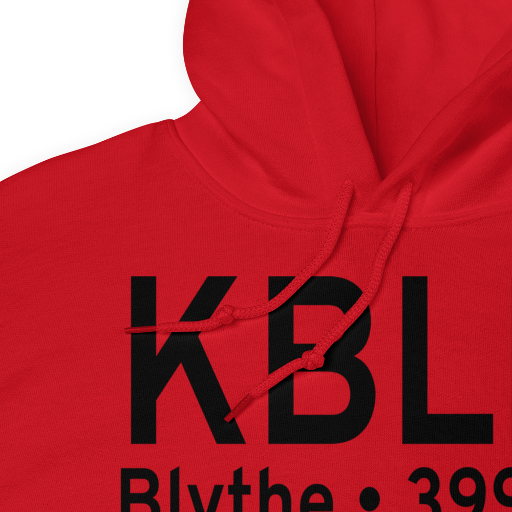 Blythe Airport (KBLH) ICAO Hoodie Sweatshirt 