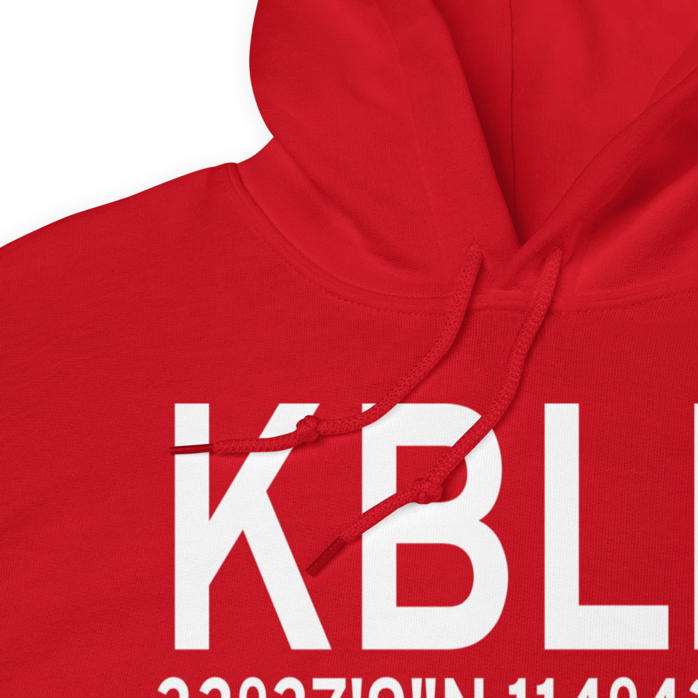 Blythe Airport (KBLH) ICAO Hoodie Sweatshirt 