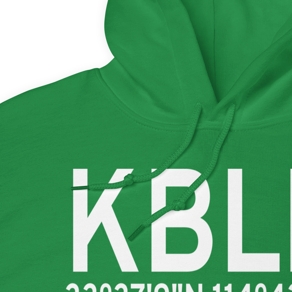 Blythe Airport (KBLH) ICAO Hoodie Sweatshirt 