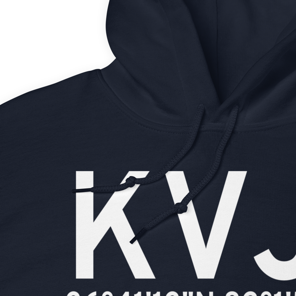 Virginia Highlands Airport (KVJI) ICAO Hoodie Sweatshirt 