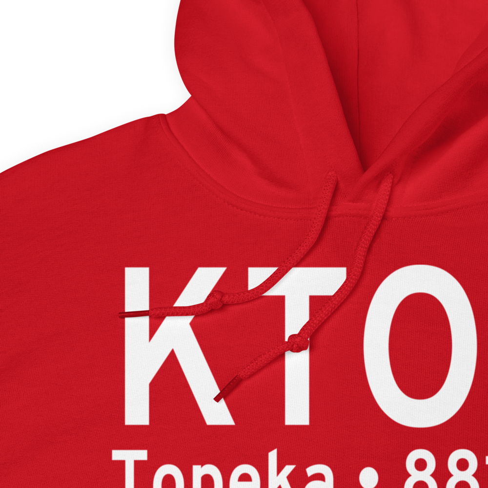 Philip Billard Municipal Airport (KTOP) ICAO Hoodie Sweatshirt 