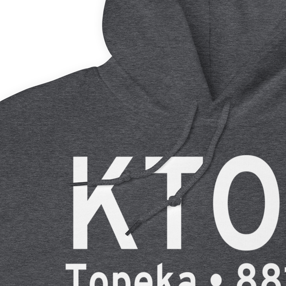 Philip Billard Municipal Airport (KTOP) ICAO Hoodie Sweatshirt 