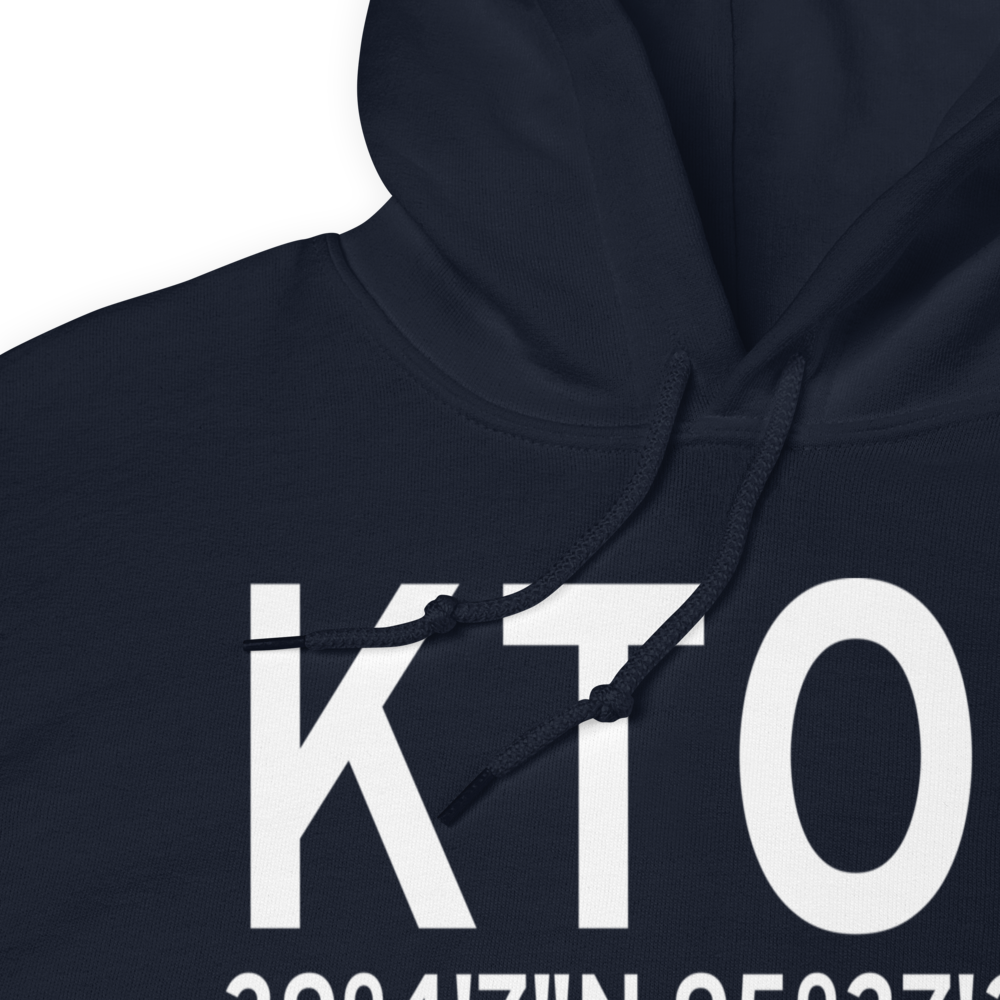 Philip Billard Municipal Airport (KTOP) ICAO Hoodie Sweatshirt 