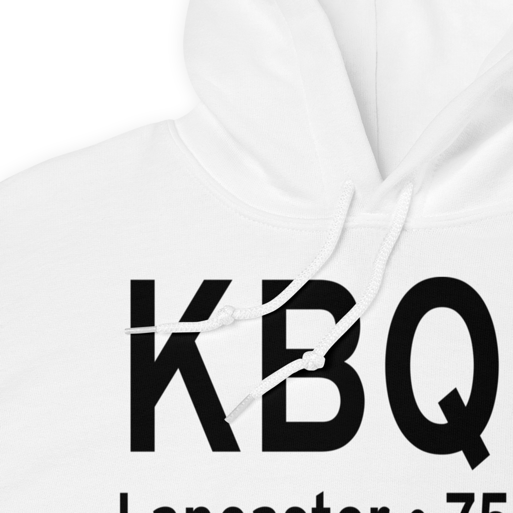 Buffalo Lancaster Regional Airport (KBQR) ICAO Hoodie Sweatshirt 