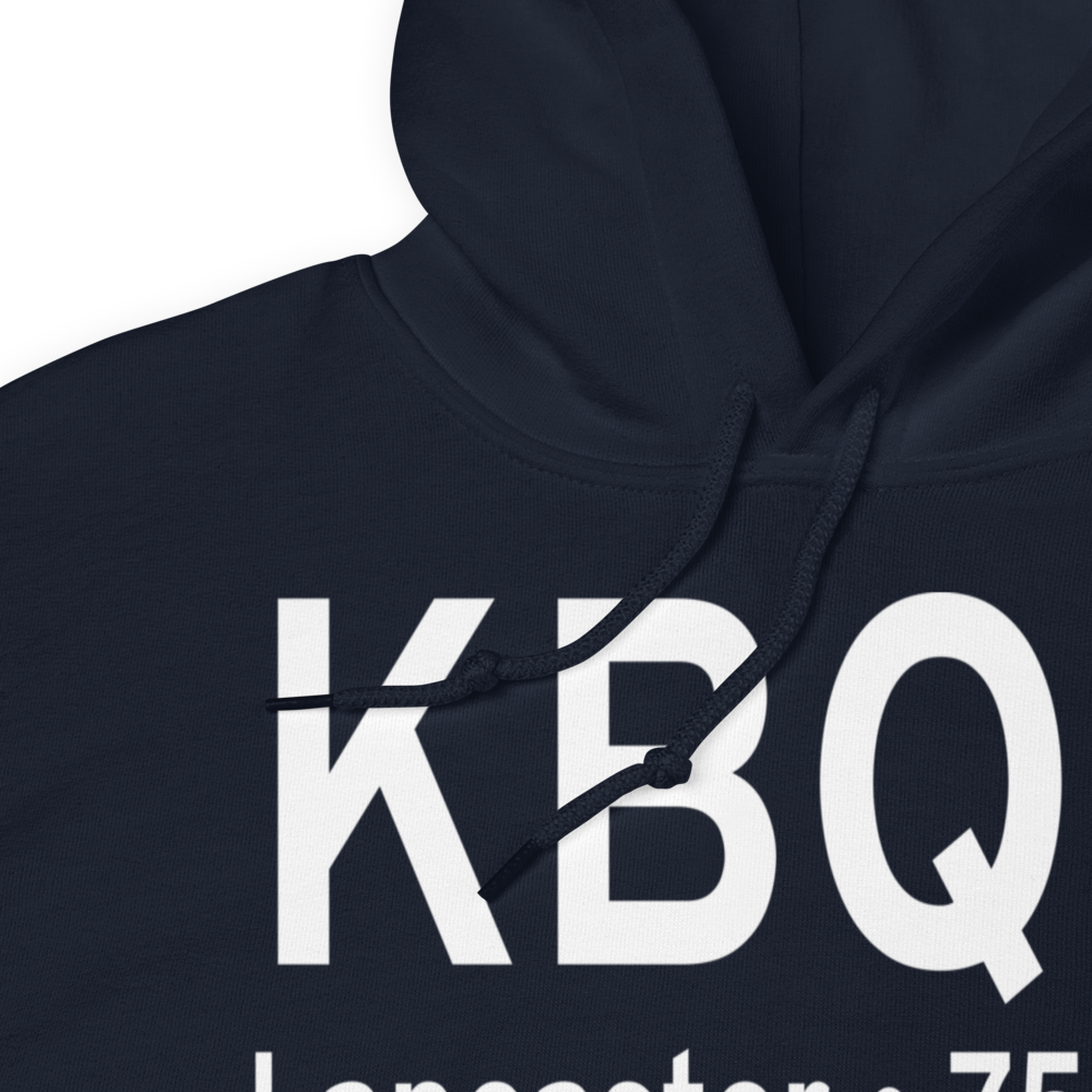 Buffalo Lancaster Regional Airport (KBQR) ICAO Hoodie Sweatshirt 