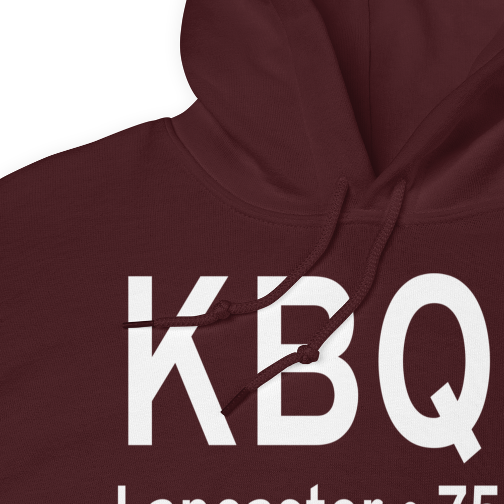 Buffalo Lancaster Regional Airport (KBQR) ICAO Hoodie Sweatshirt 
