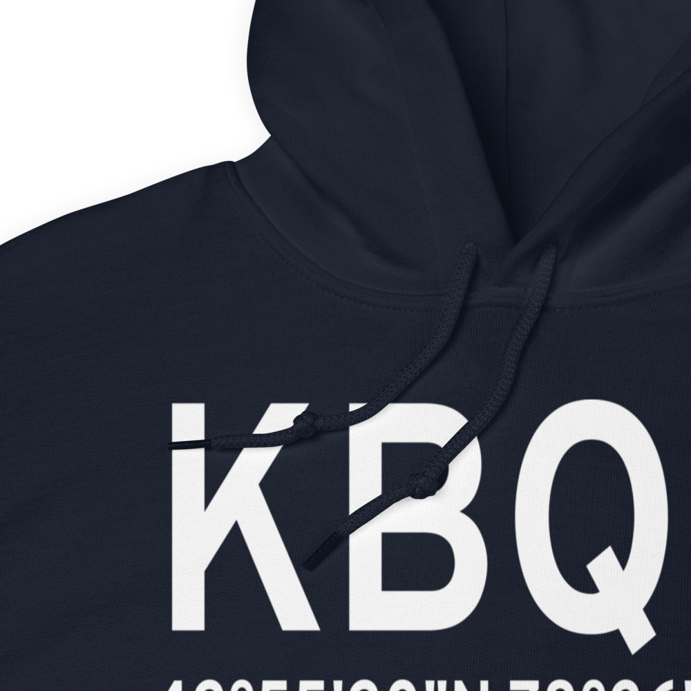 Buffalo Lancaster Regional Airport (KBQR) ICAO Hoodie Sweatshirt 