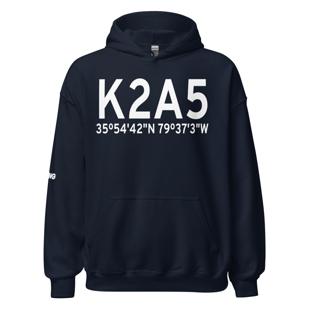 Causey Airport (K2A5) ICAO Hoodie Sweatshirt 