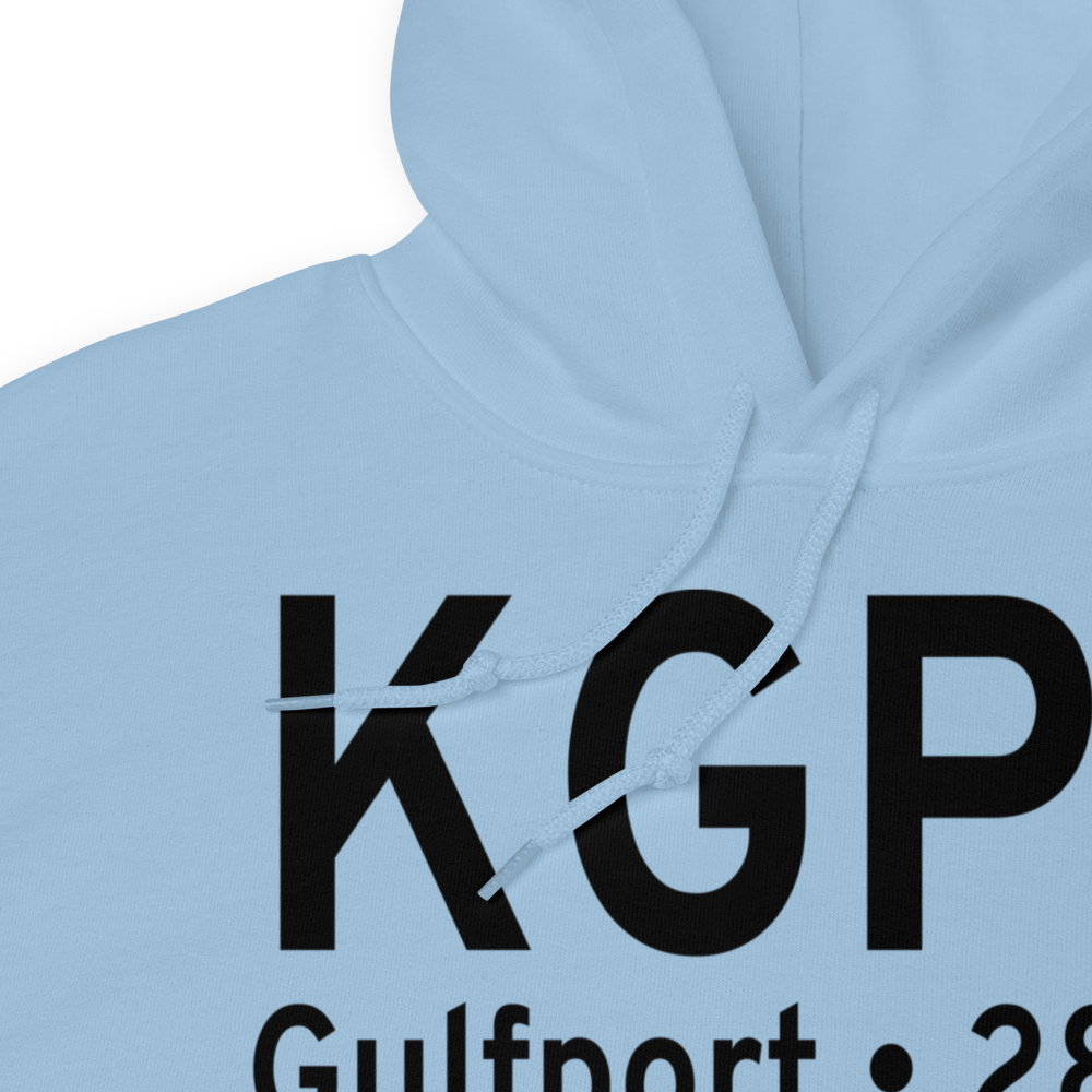 Gulfport Biloxi International Airport (KGPT) ICAO Hoodie Sweatshirt 
