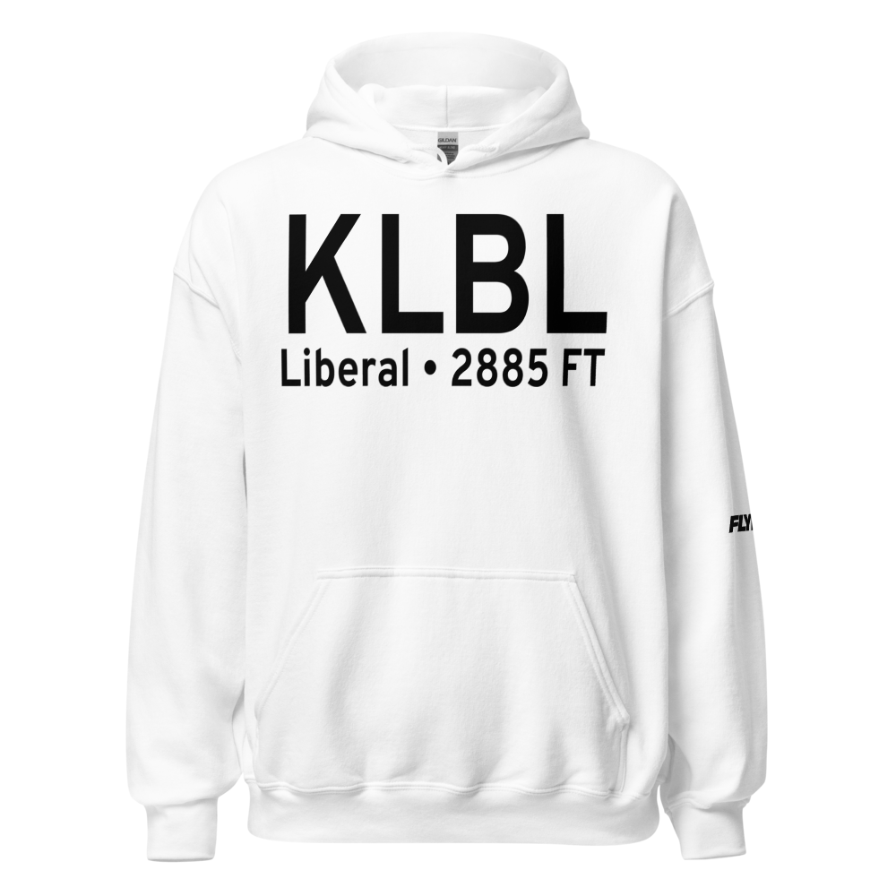 Liberal Mid-America Regional Airport (KLBL) ICAO Hoodie Sweatshirt 