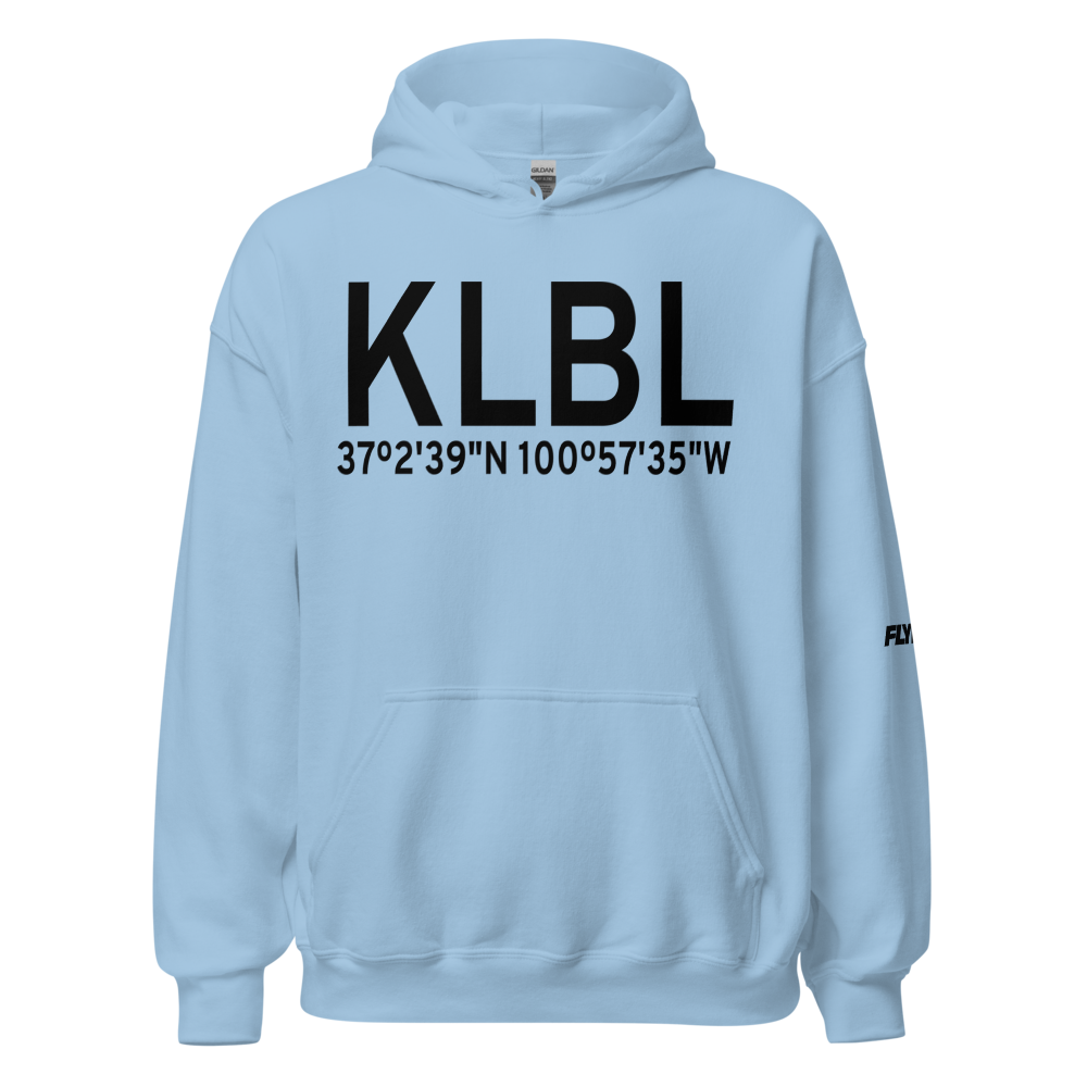 Liberal Mid-America Regional Airport (KLBL) ICAO Hoodie Sweatshirt 
