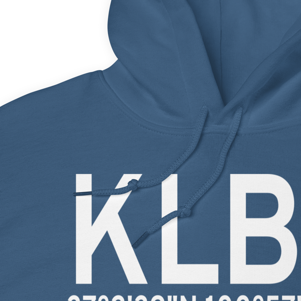 Liberal Mid-America Regional Airport (KLBL) ICAO Hoodie Sweatshirt 