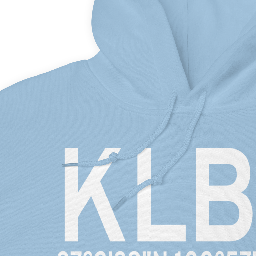Liberal Mid-America Regional Airport (KLBL) ICAO Hoodie Sweatshirt 