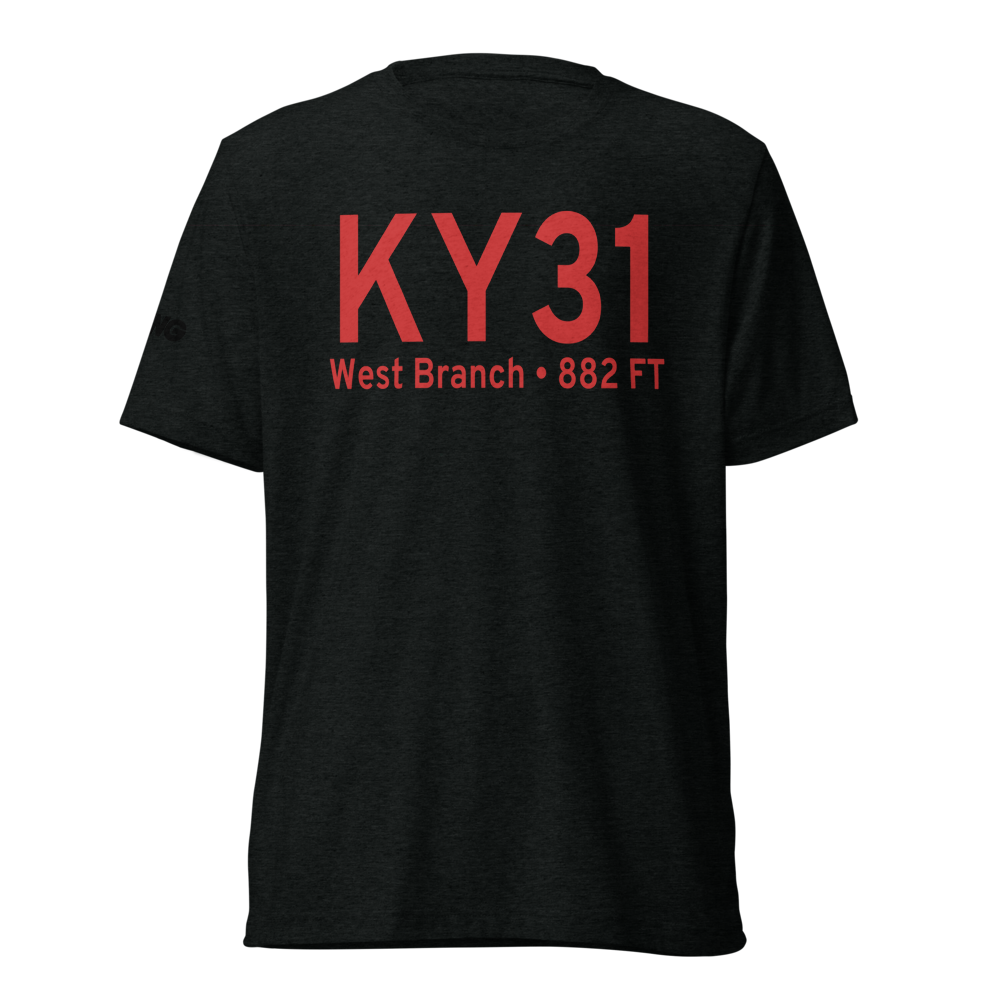 West Branch Community Airport (KY31) ICAO Tri-blend T-Shirt 