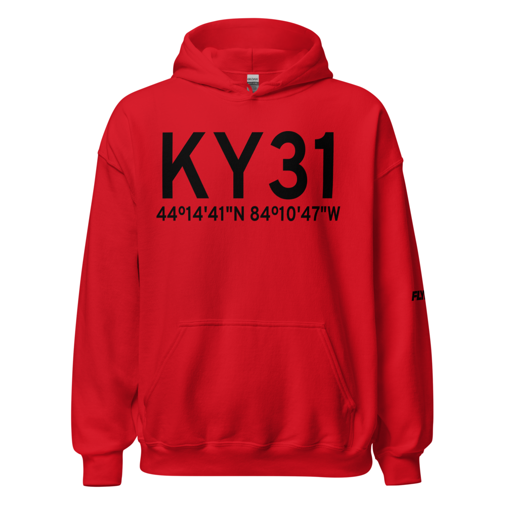 West Branch Community Airport (KY31) ICAO Hoodie Sweatshirt 