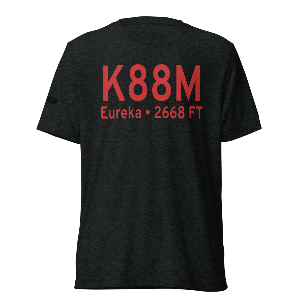 Eureka Airport (K88M) ICAO Tri-blend T-Shirt 