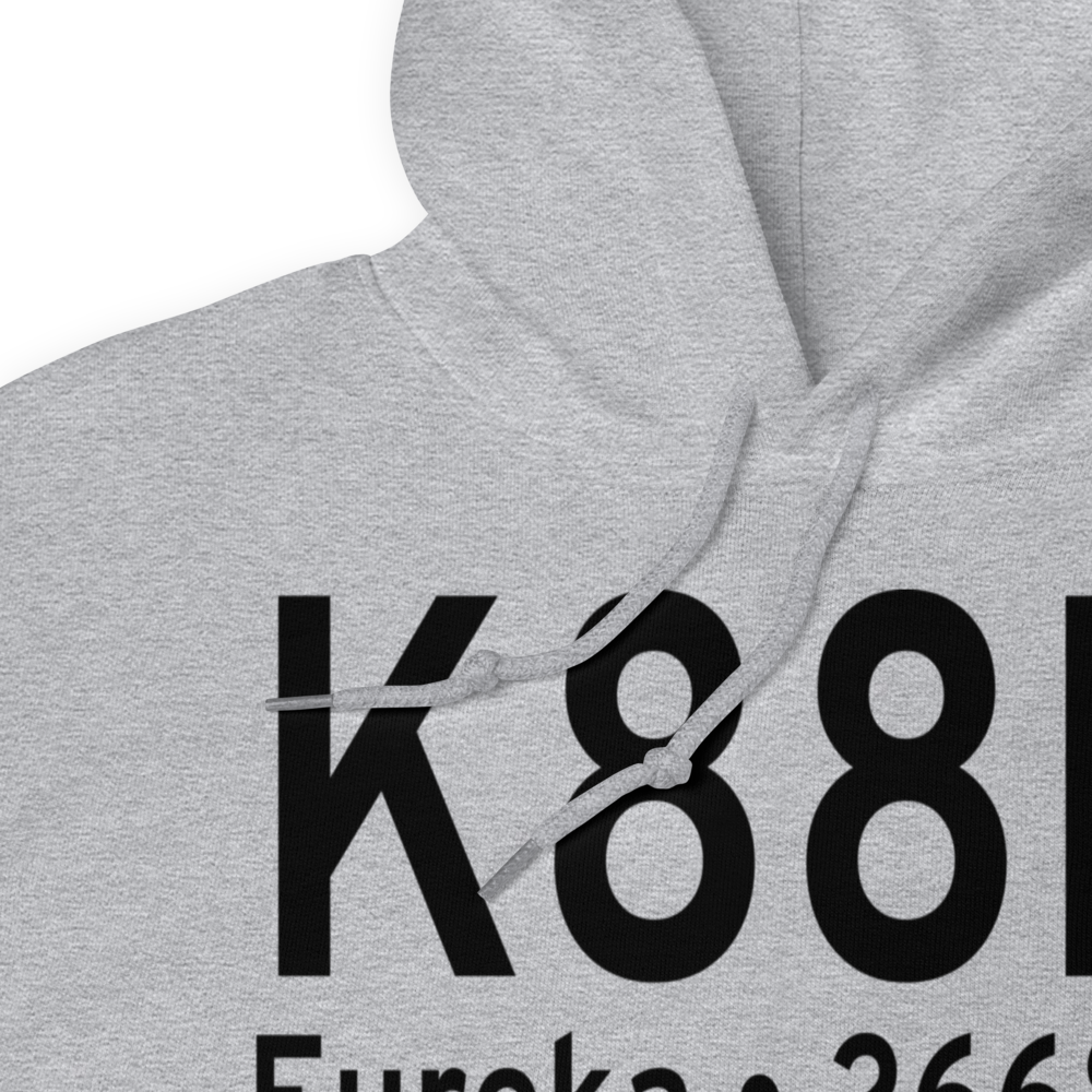 Eureka Airport (K88M) ICAO Hoodie Sweatshirt 