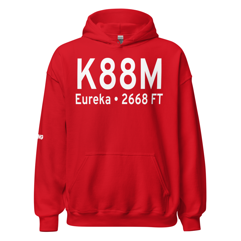 Eureka Airport (K88M) ICAO Hoodie Sweatshirt 