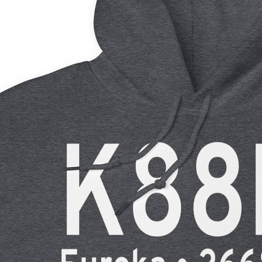 Eureka Airport (K88M) ICAO Hoodie Sweatshirt 