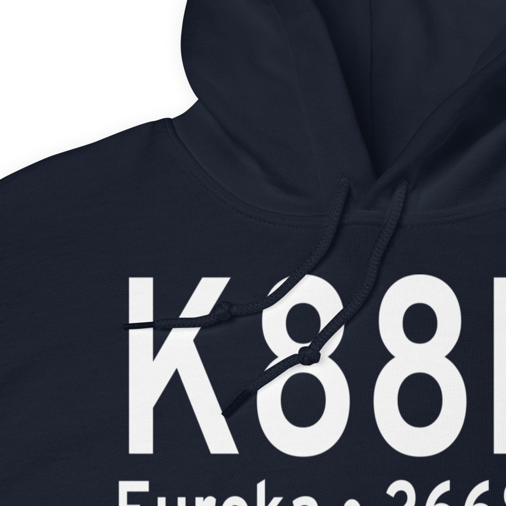 Eureka Airport (K88M) ICAO Hoodie Sweatshirt 