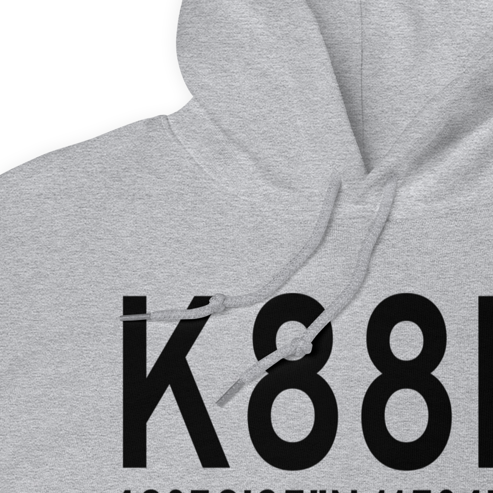 Eureka Airport (K88M) ICAO Hoodie Sweatshirt 