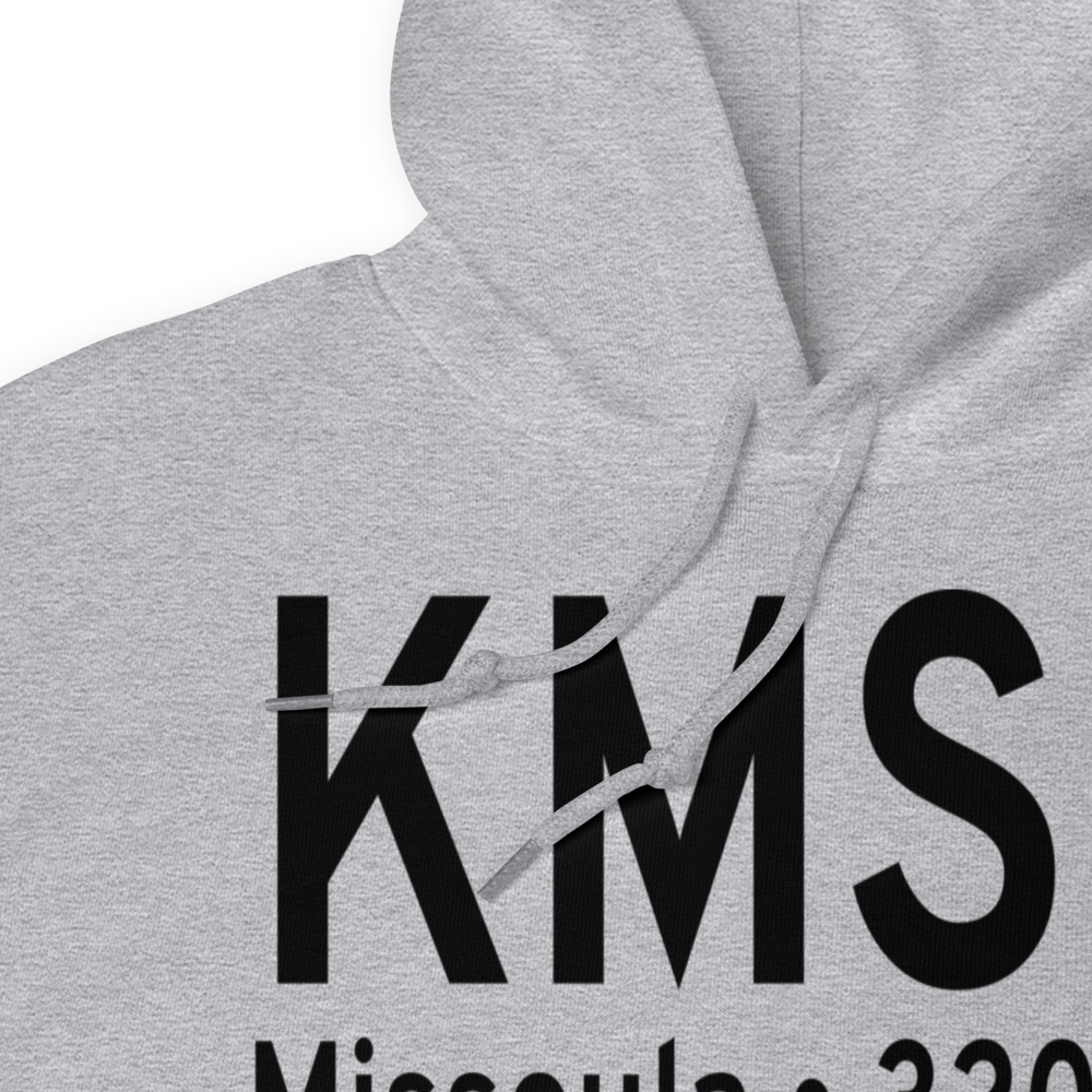 Missoula International Airport (KMSO) ICAO Hoodie Sweatshirt 