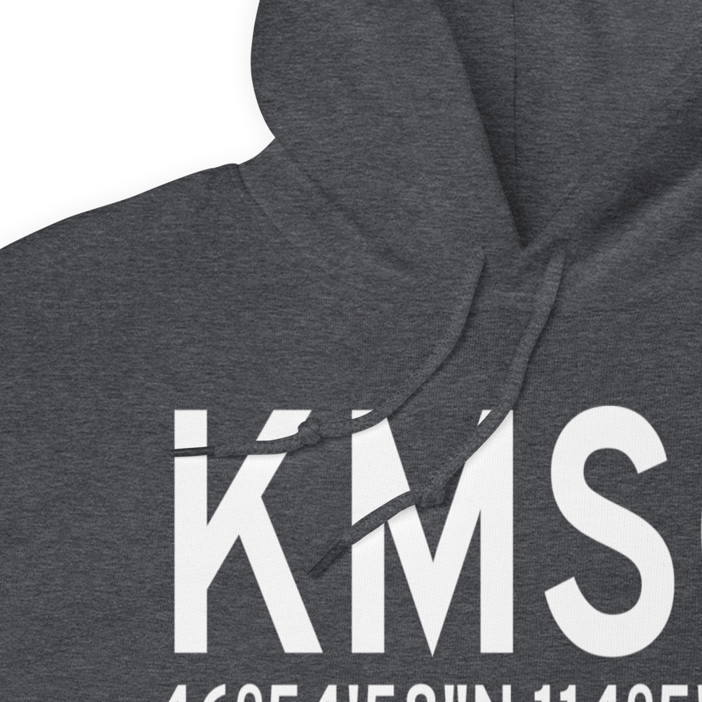 Missoula International Airport (KMSO) ICAO Hoodie Sweatshirt 
