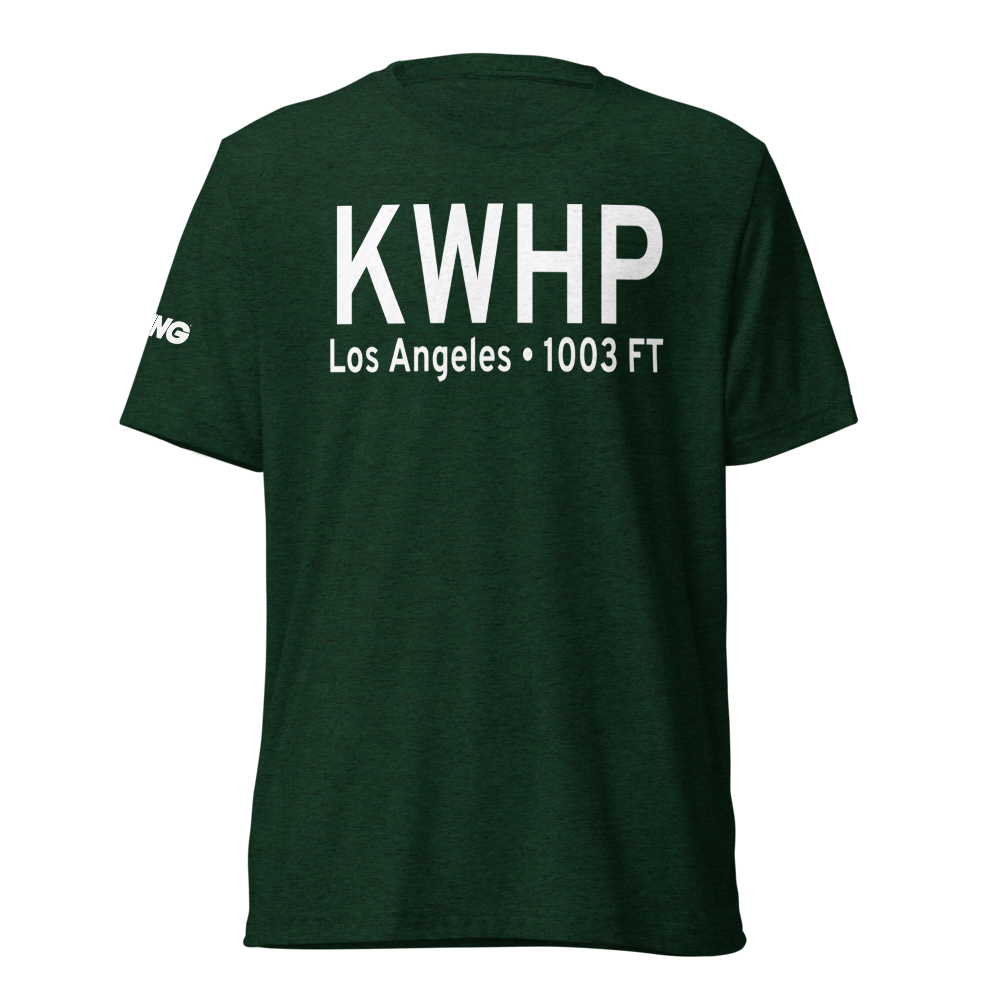 Whiteman Airport (KWHP) ICAO Tri-blend T-Shirt 