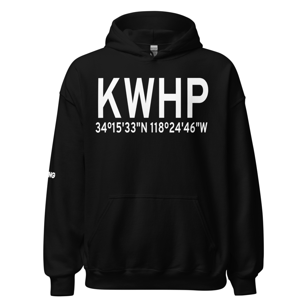Whiteman Airport (KWHP) ICAO Hoodie Sweatshirt 