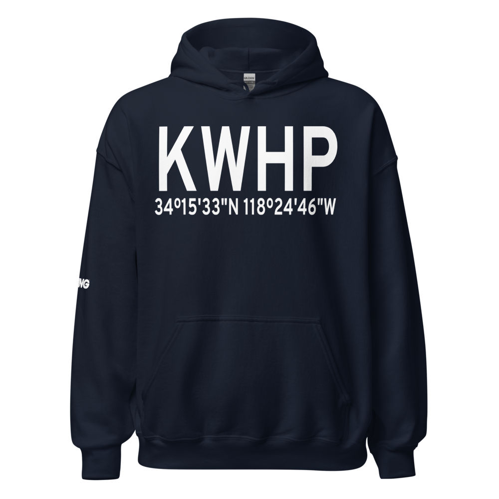 Whiteman Airport (KWHP) ICAO Hoodie Sweatshirt 