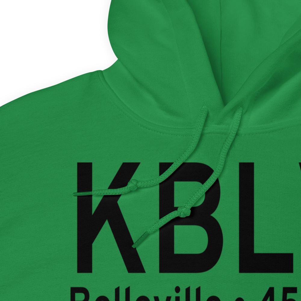 Scott AFB/Midamerica Airport (KBLV) ICAO Hoodie Sweatshirt 