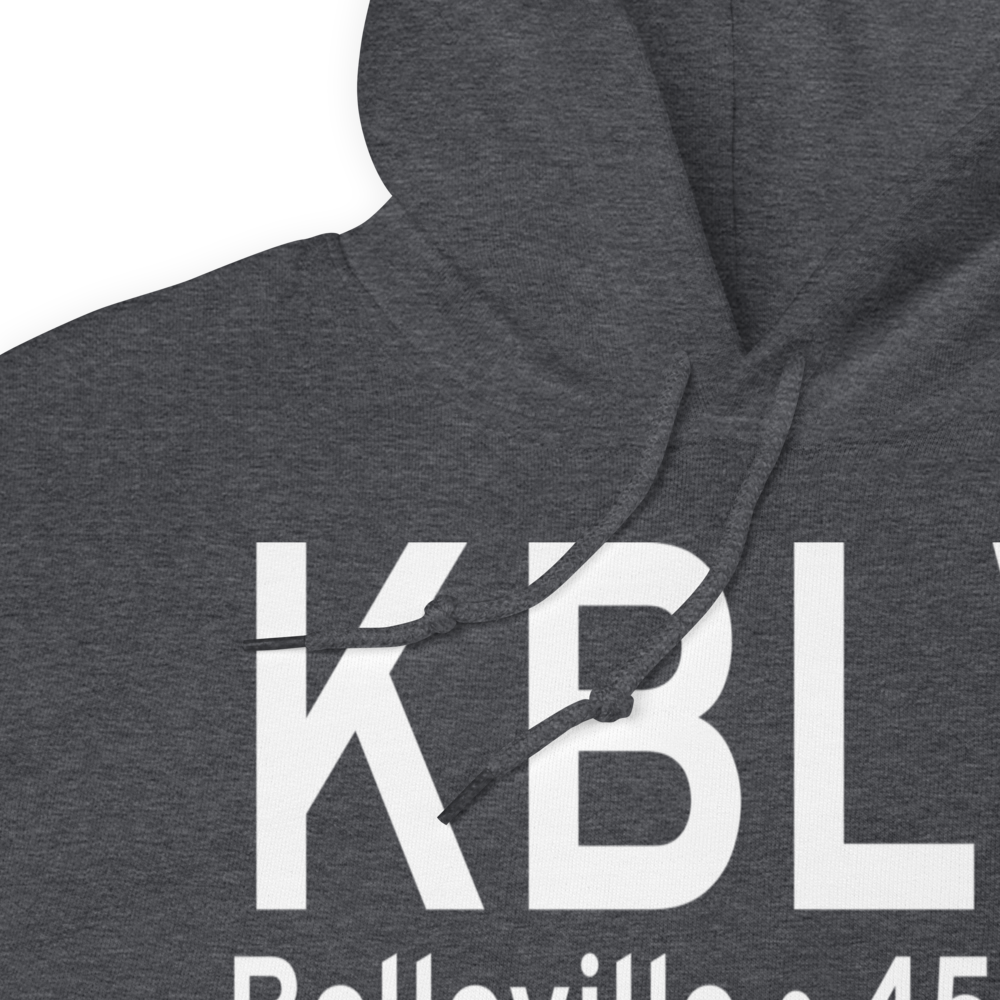 Scott AFB/Midamerica Airport (KBLV) ICAO Hoodie Sweatshirt 