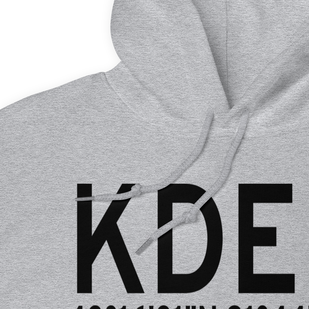Decorah Municipal Airport (KDEH) ICAO Hoodie Sweatshirt 