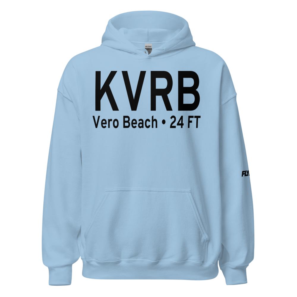 Vero Beach Regional Airport (KVRB) ICAO Hoodie Sweatshirt 