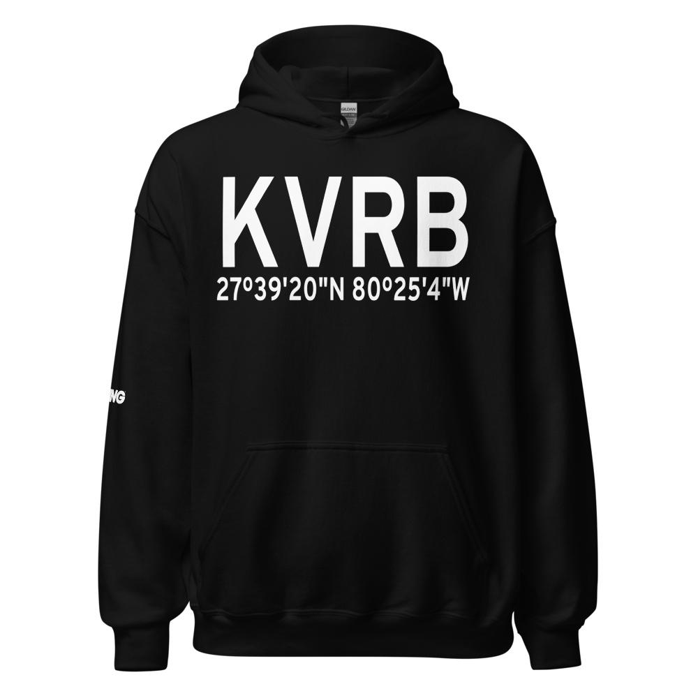 Vero Beach Regional Airport (KVRB) ICAO Hoodie Sweatshirt 