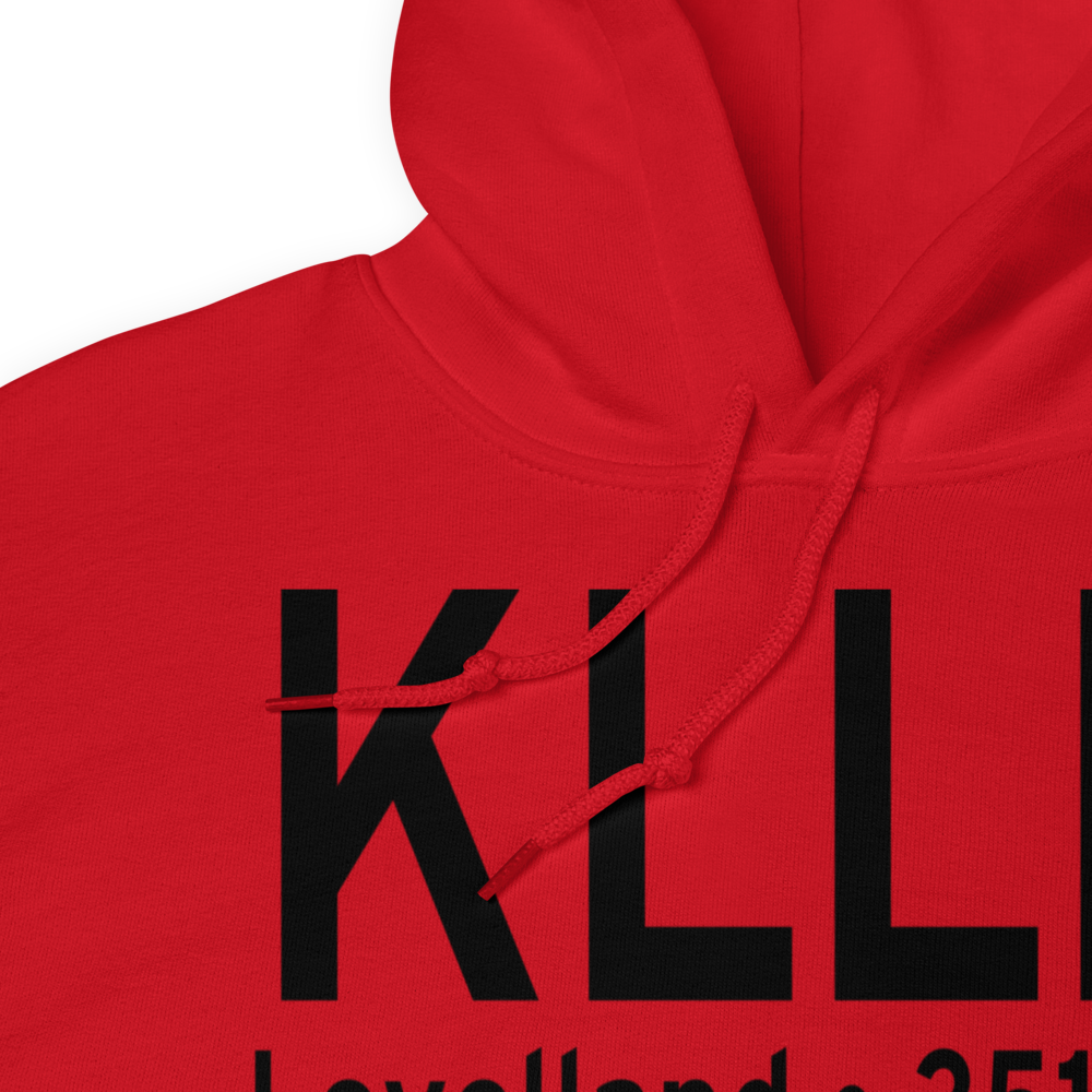 Levelland Municipal Airport (KLLN) ICAO Hoodie Sweatshirt 