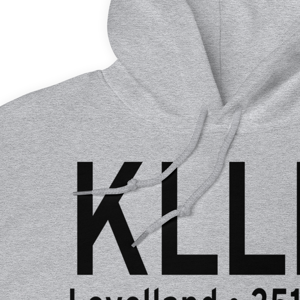 Levelland Municipal Airport (KLLN) ICAO Hoodie Sweatshirt 