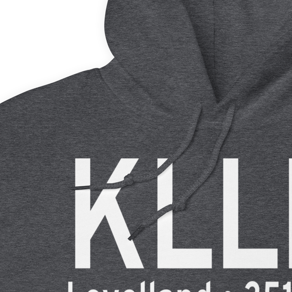 Levelland Municipal Airport (KLLN) ICAO Hoodie Sweatshirt 