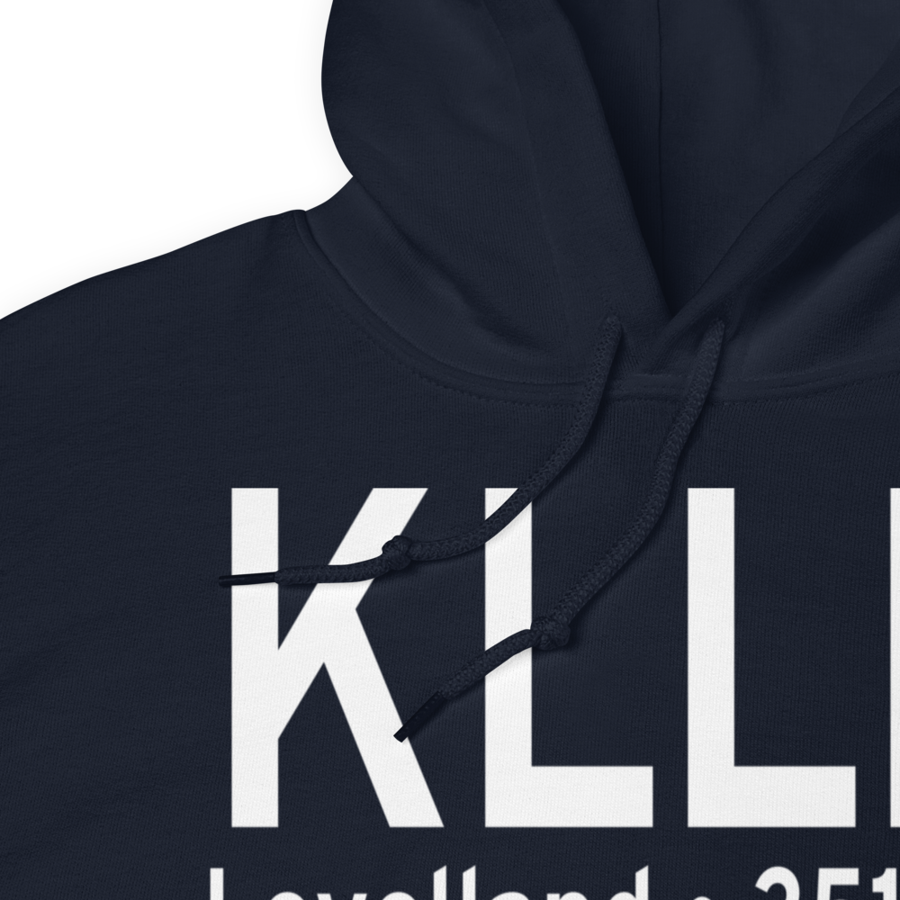 Levelland Municipal Airport (KLLN) ICAO Hoodie Sweatshirt 