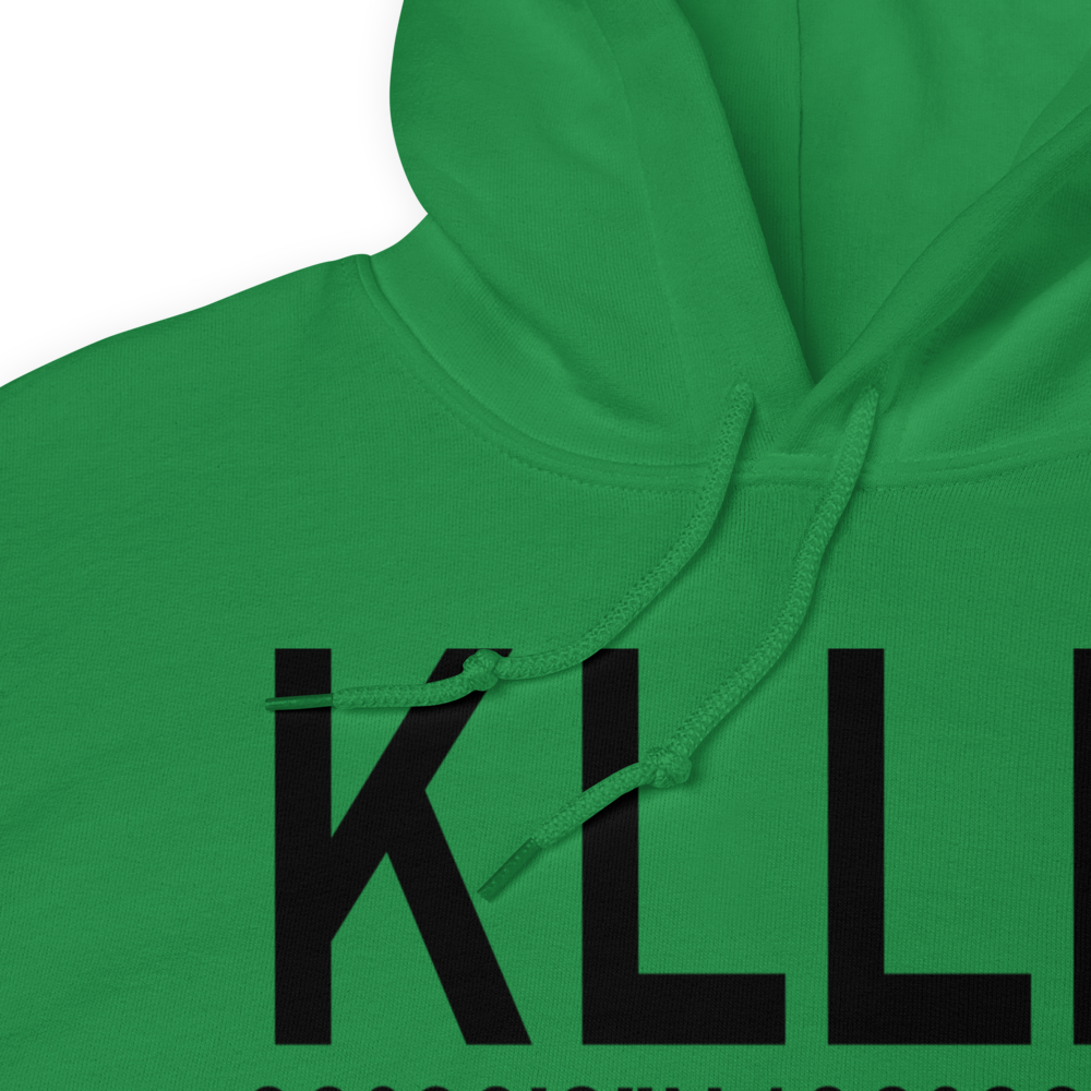 Levelland Municipal Airport (KLLN) ICAO Hoodie Sweatshirt 