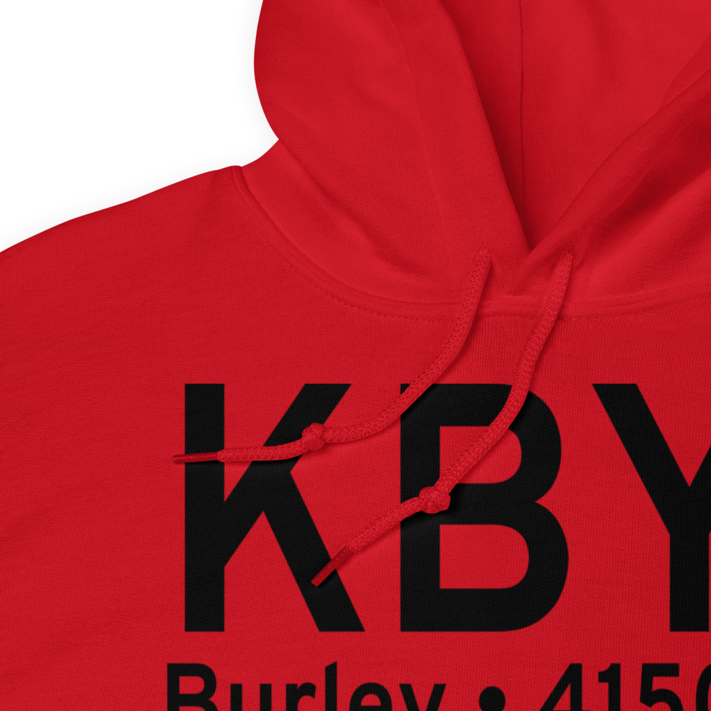Burley Municipal Airport (KBYI) ICAO Hoodie Sweatshirt 
