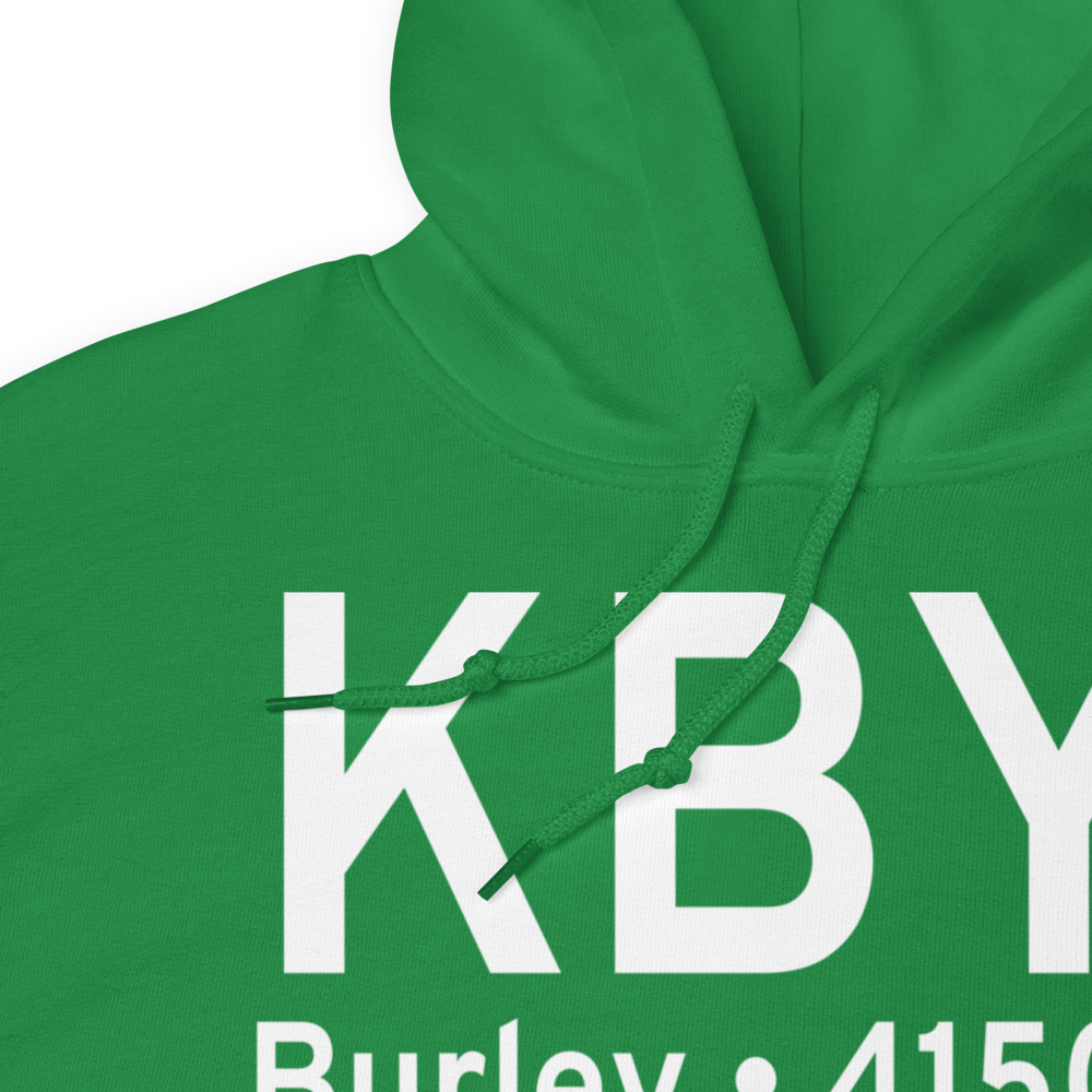 Burley Municipal Airport (KBYI) ICAO Hoodie Sweatshirt 