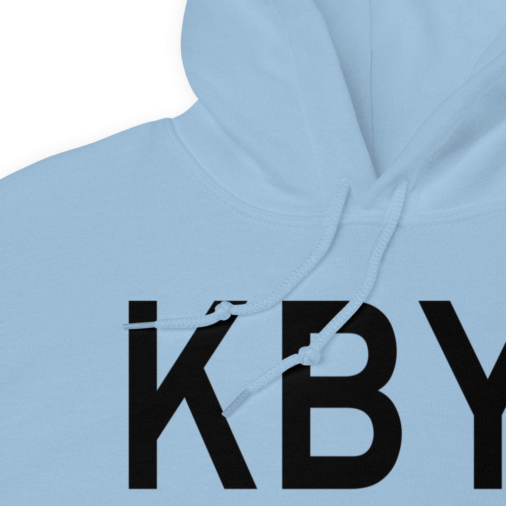 Burley Municipal Airport (KBYI) ICAO Hoodie Sweatshirt 