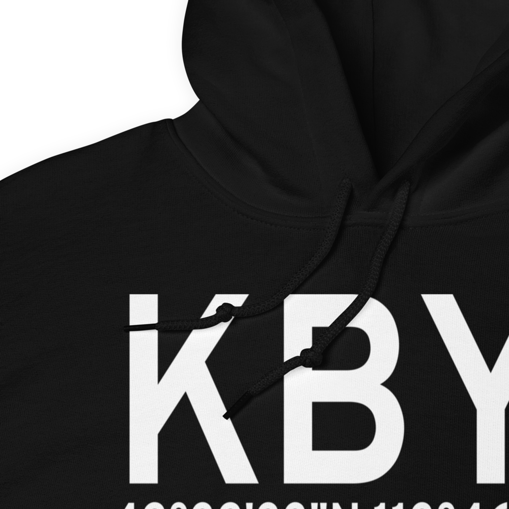 Burley Municipal Airport (KBYI) ICAO Hoodie Sweatshirt 