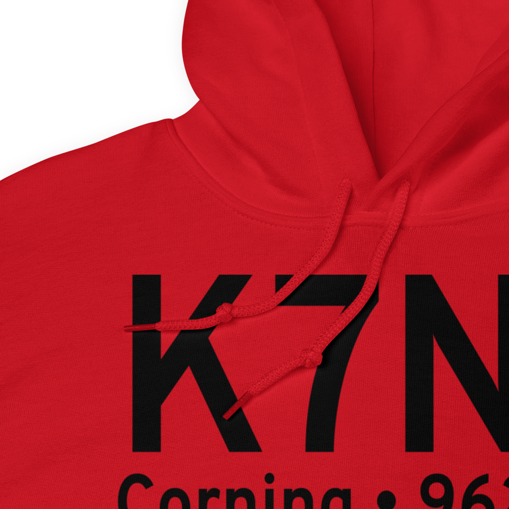 Corning Painted Post Airport (K7N1) ICAO Hoodie Sweatshirt 
