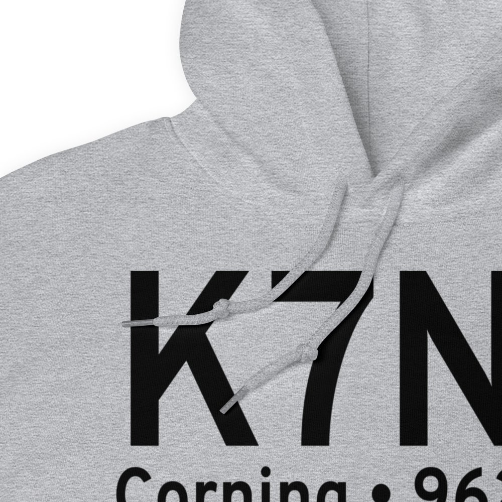 Corning Painted Post Airport (K7N1) ICAO Hoodie Sweatshirt 