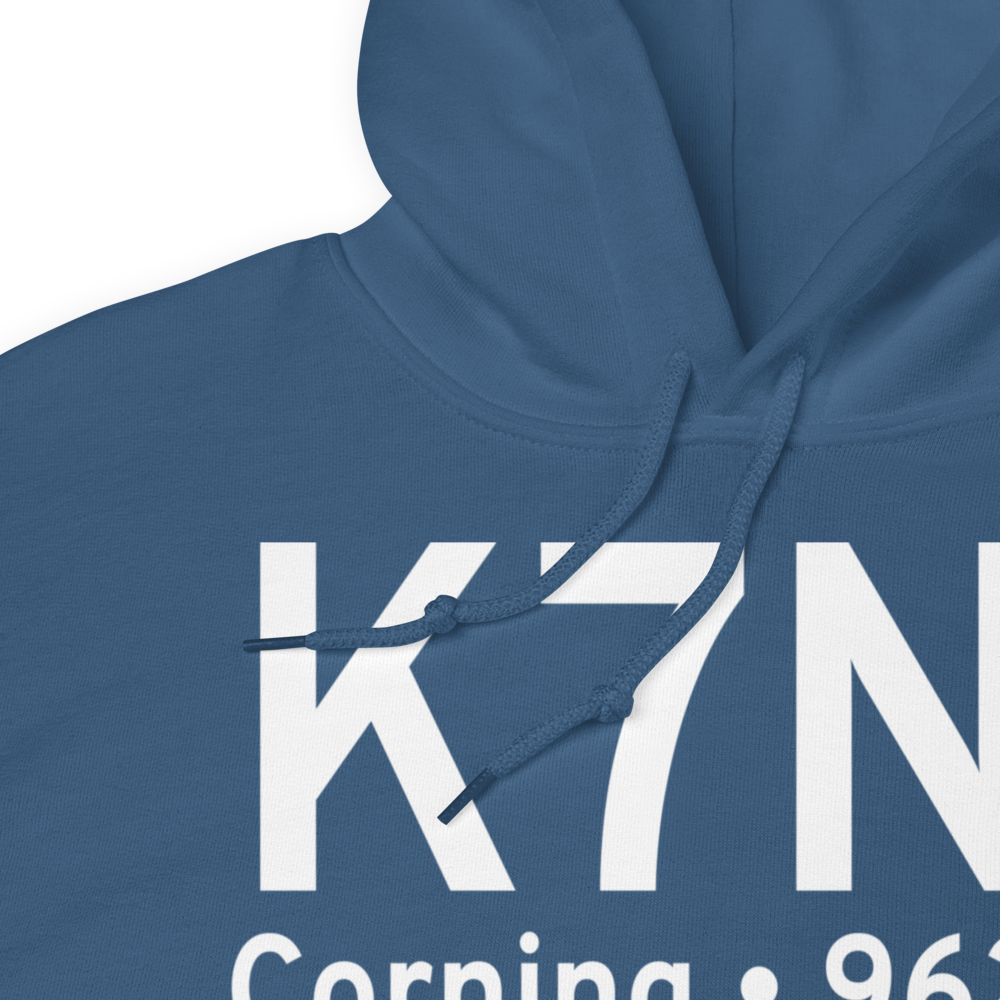 Corning Painted Post Airport (K7N1) ICAO Hoodie Sweatshirt 