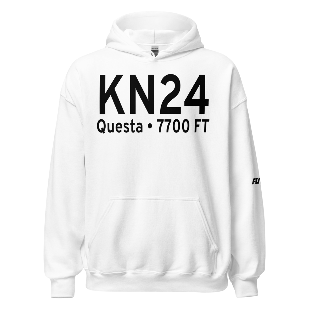 Questa Municipal Nr 2 Airport (KN24) ICAO Hoodie Sweatshirt 